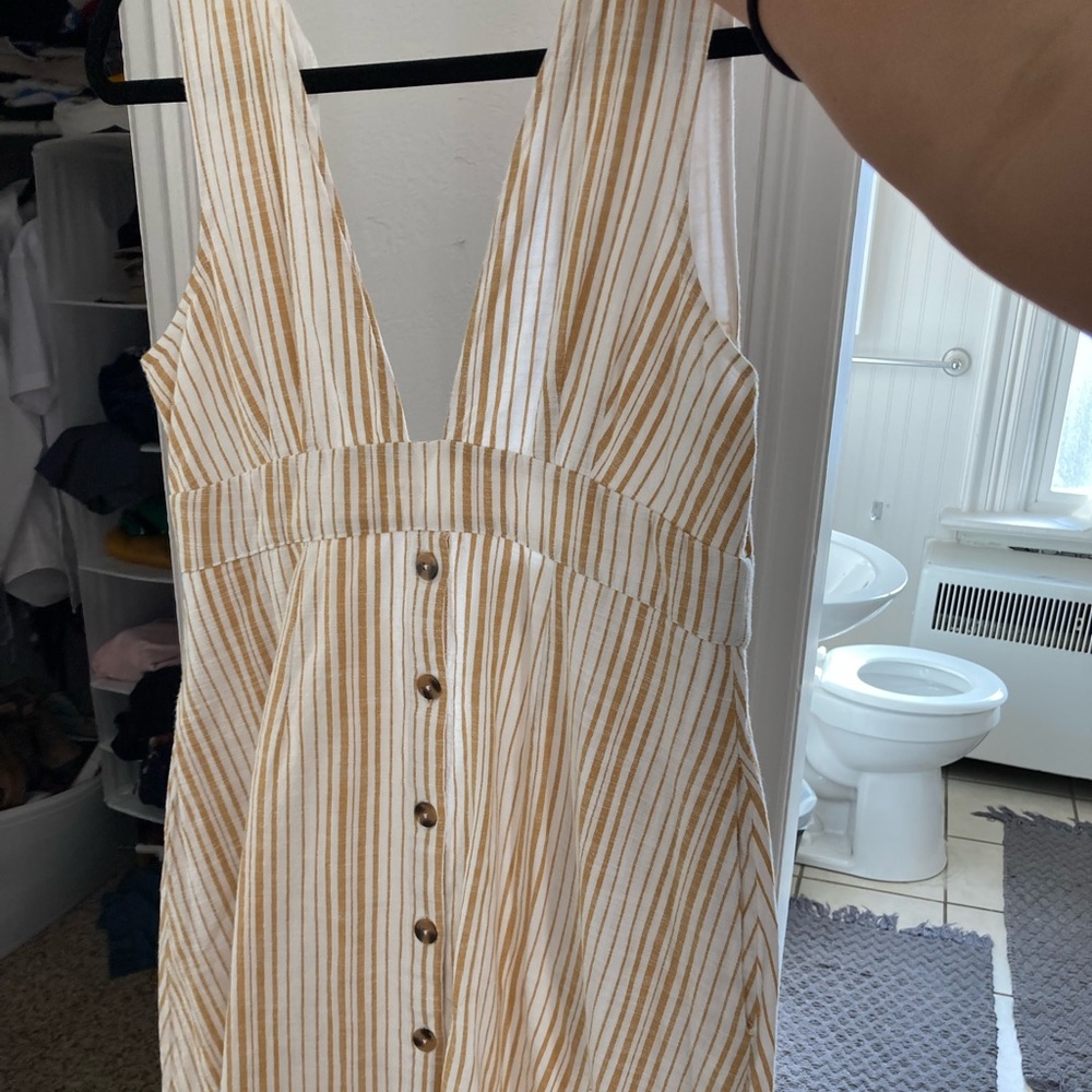 Urban outfitter linen midi dress
